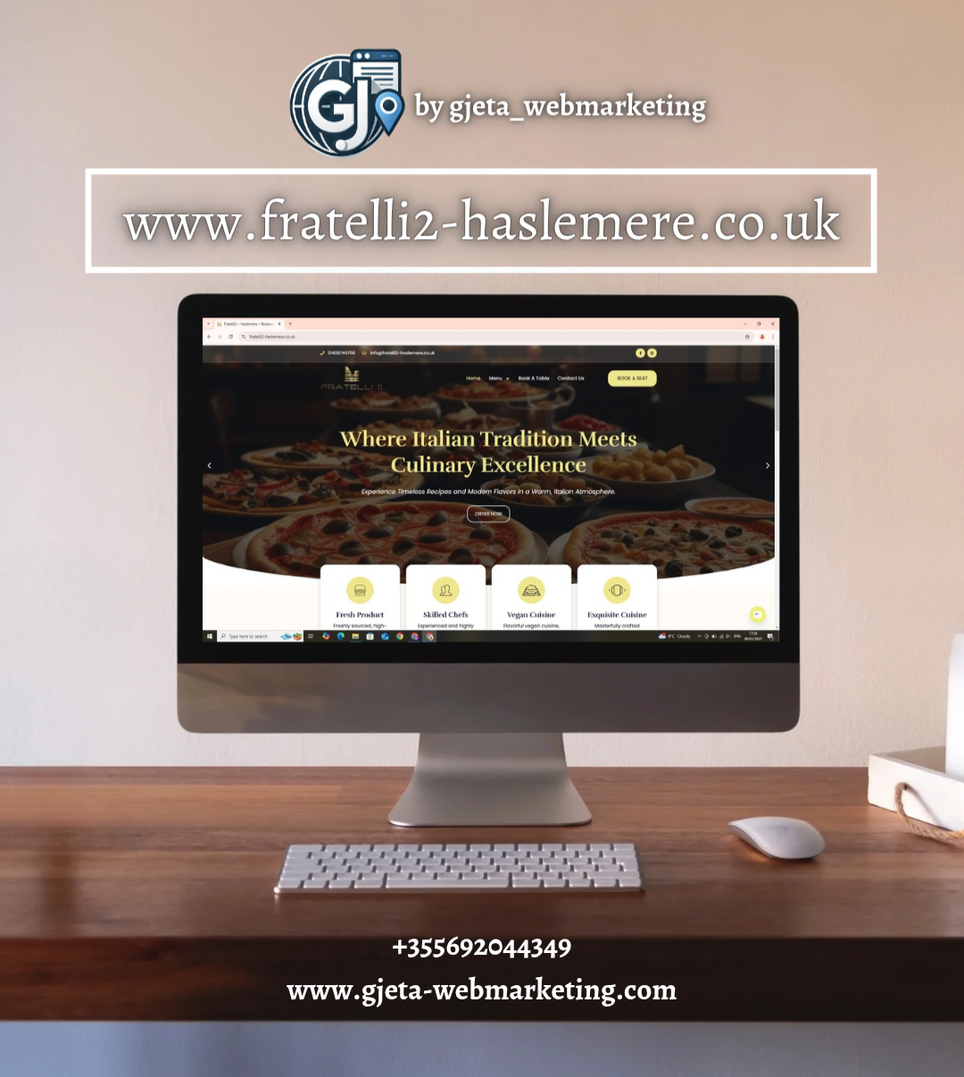 Modern Web Design Project for Client Portfolio